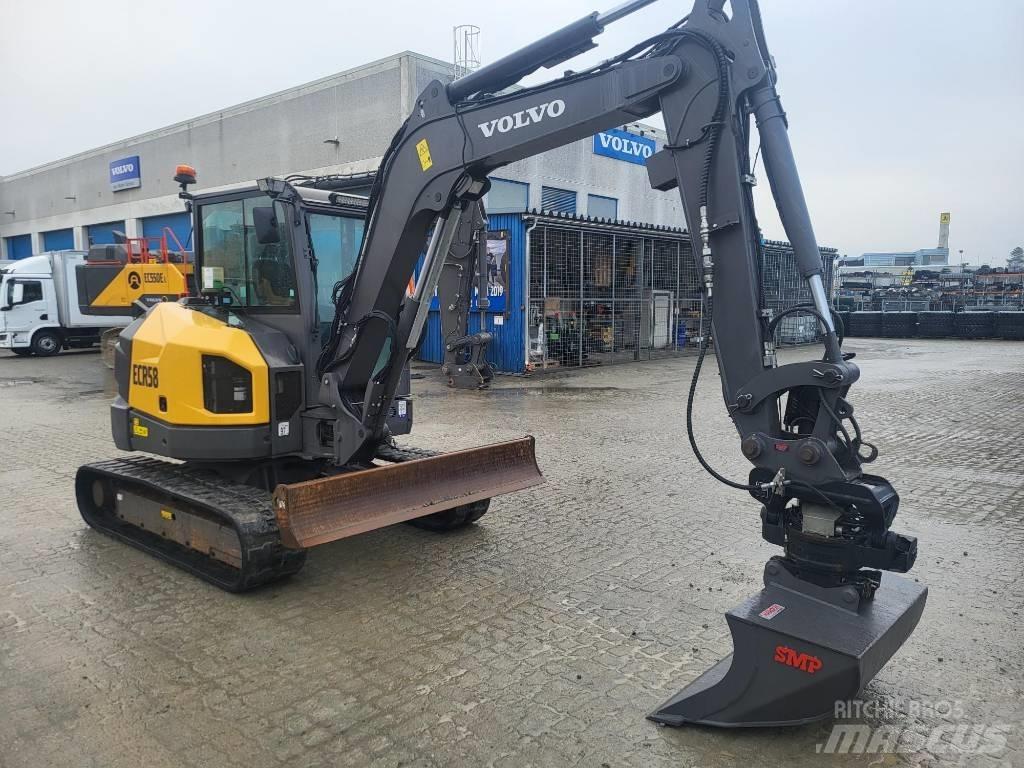Volvo ECR58F Малые экскаваторы 7т-12т