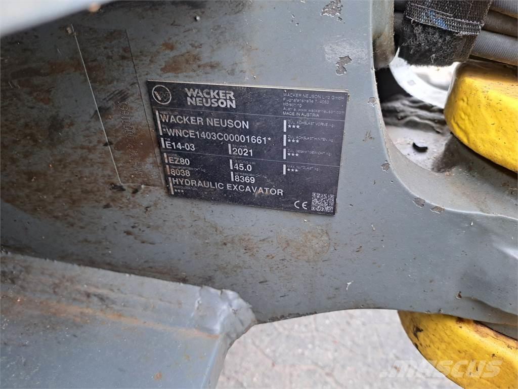 Wacker Neuson EZ80 Гусеничные экскаваторы