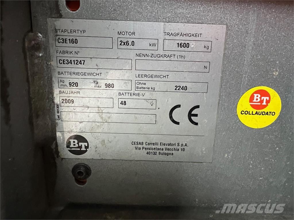 BT C3E160 Электропогрузчики