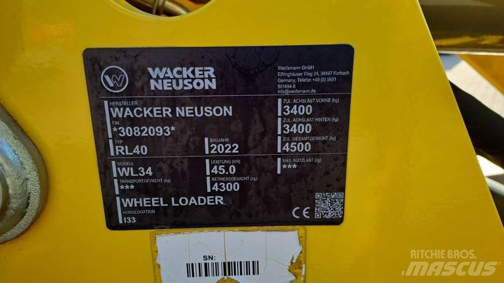Wacker Neuson WL34 Фронтальные погрузчики