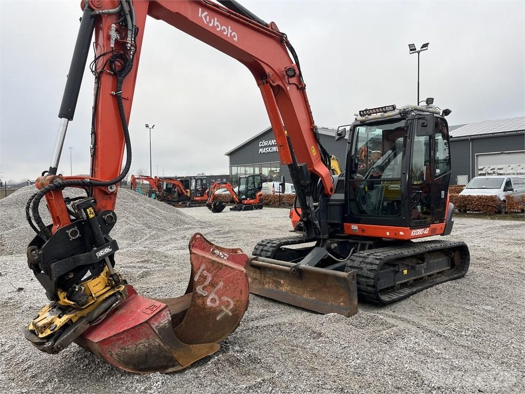 Kubota KX 080-4 Малые экскаваторы 7т-12т