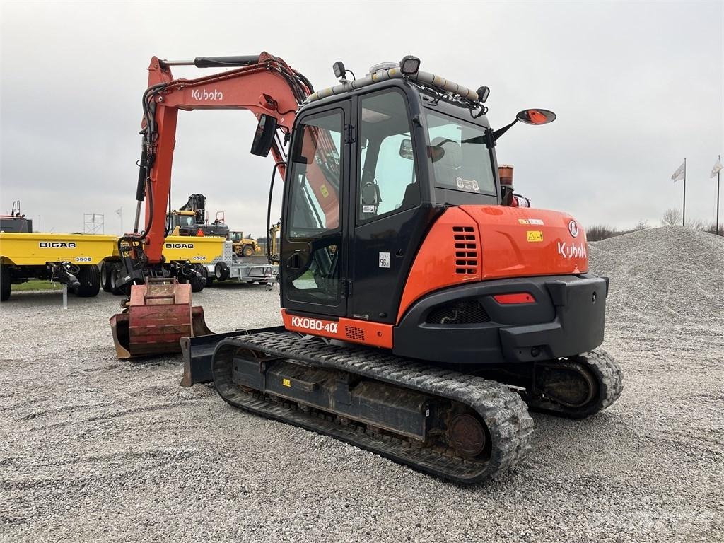 Kubota KX 080-4 Малые экскаваторы 7т-12т