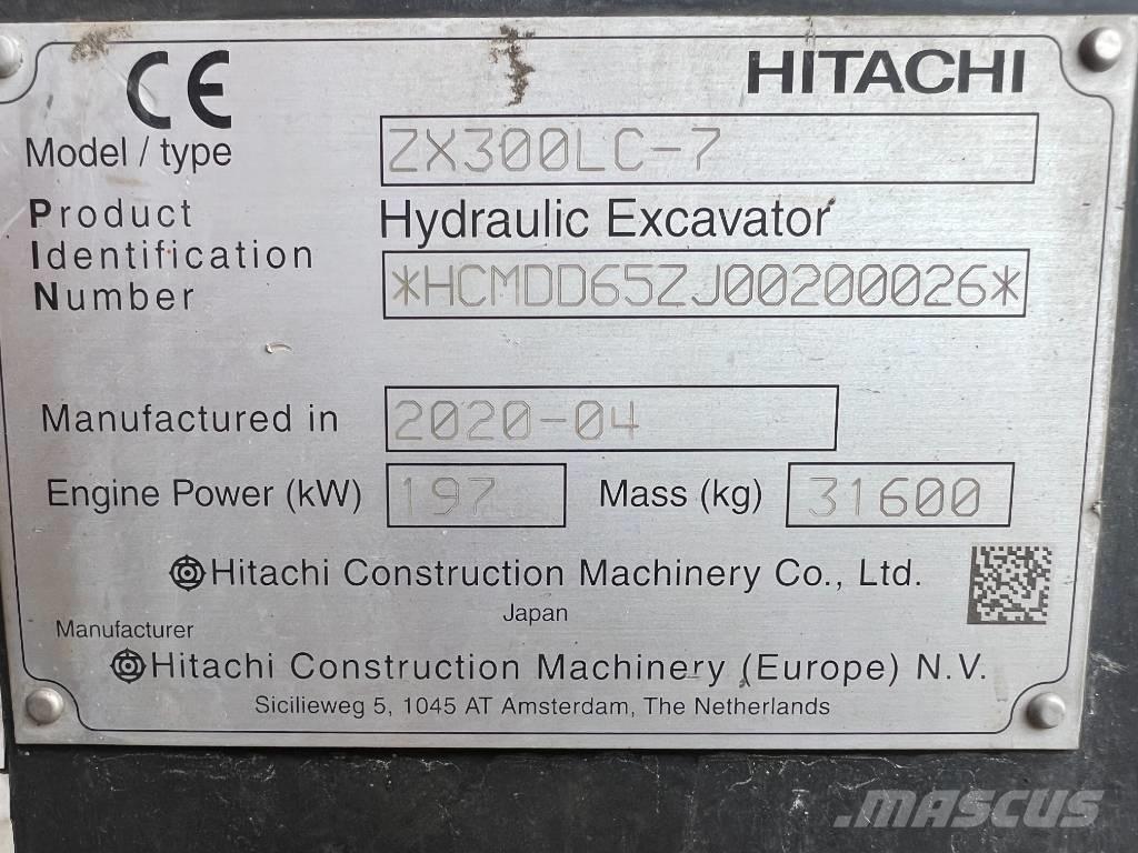 Hitachi ZX 300 LC-7 Гусеничные экскаваторы
