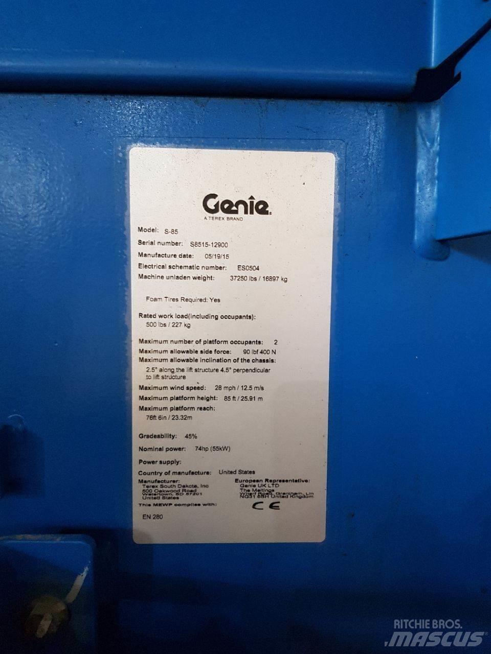 Genie S85 Телескопические подъемники