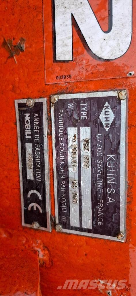 Kuhn TBE 222 Мульчирователи