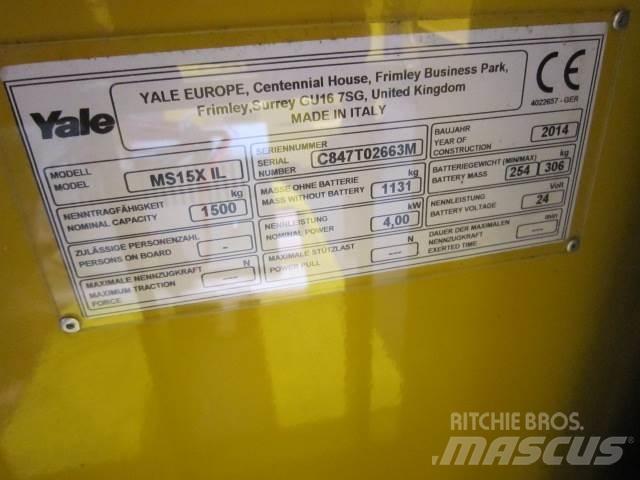 Yale MS15X-IL Самоходные электрические тележки