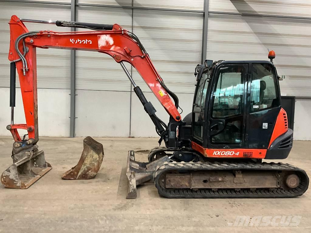 Kubota KX 080-4 Малые экскаваторы 7т-12т