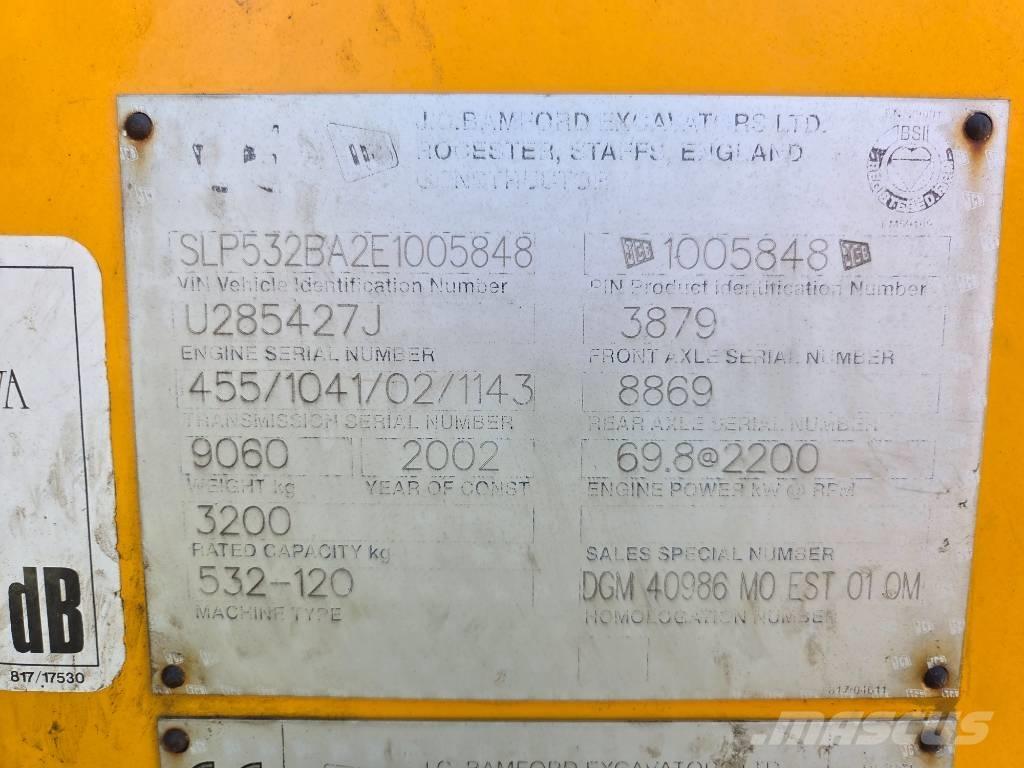 JCB 532-120 Телескопические погрузчики