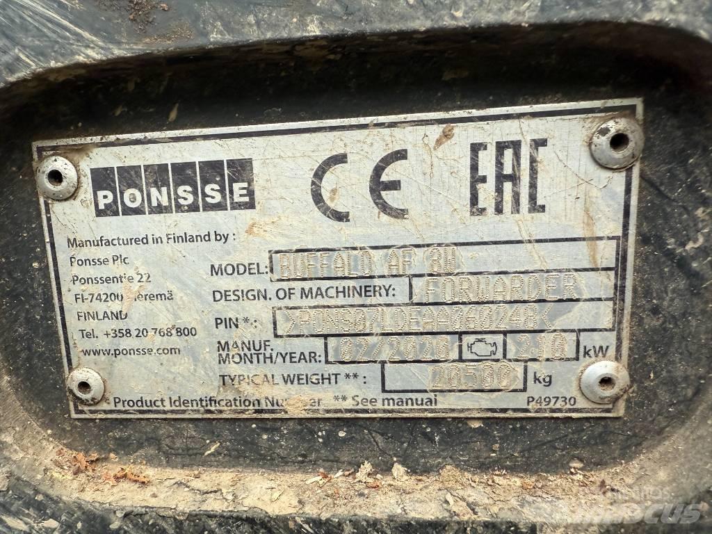Ponsse BUFFALO AF 8W Форвардеры