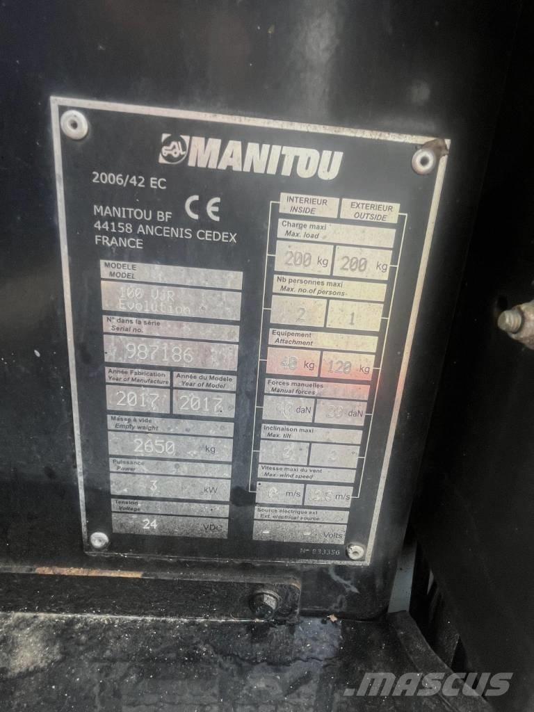 Manitou 100 VJR Вертикальные мачтовые подъемники