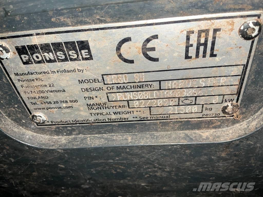 Ponsse ERGO 8W Харвестеры