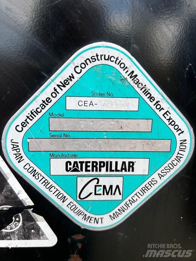 CAT 312 E Гусеничные экскаваторы