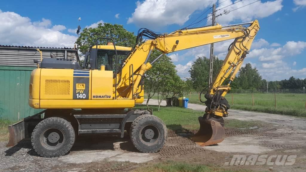 Komatsu PW 140-7 Колёсные экскаваторы