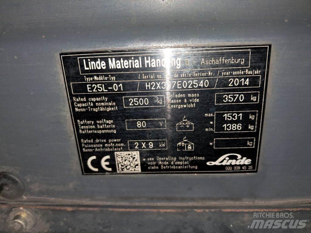 Linde E25L-01 Электропогрузчики