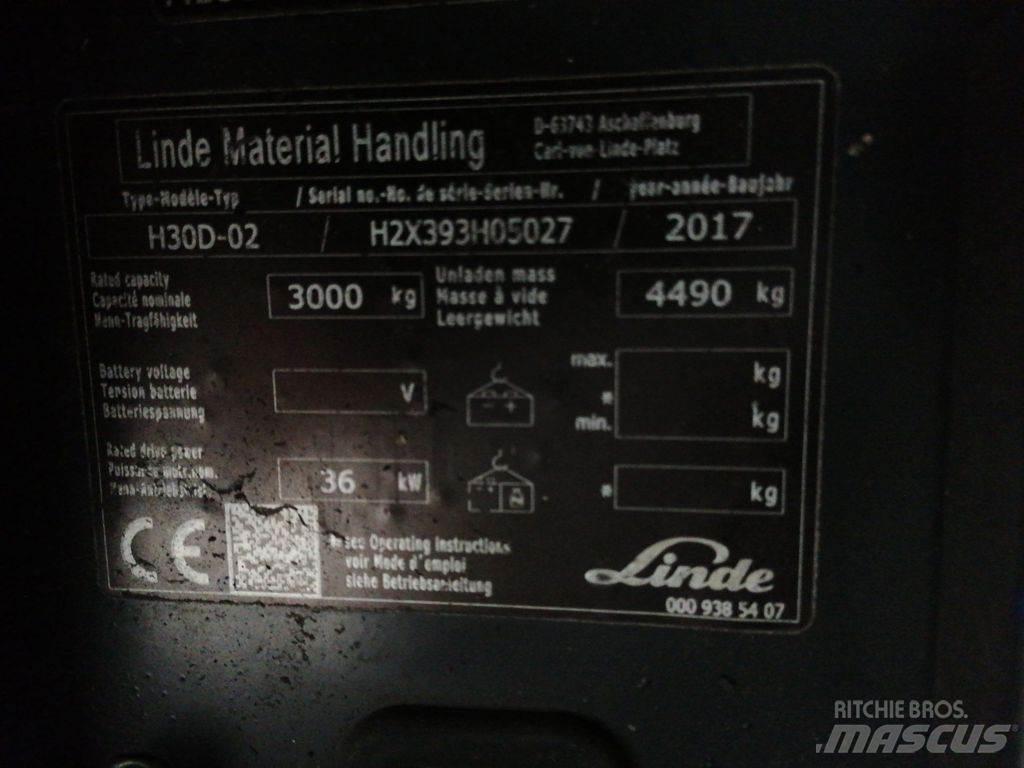 Linde H30D-02 Дизельные погрузчики