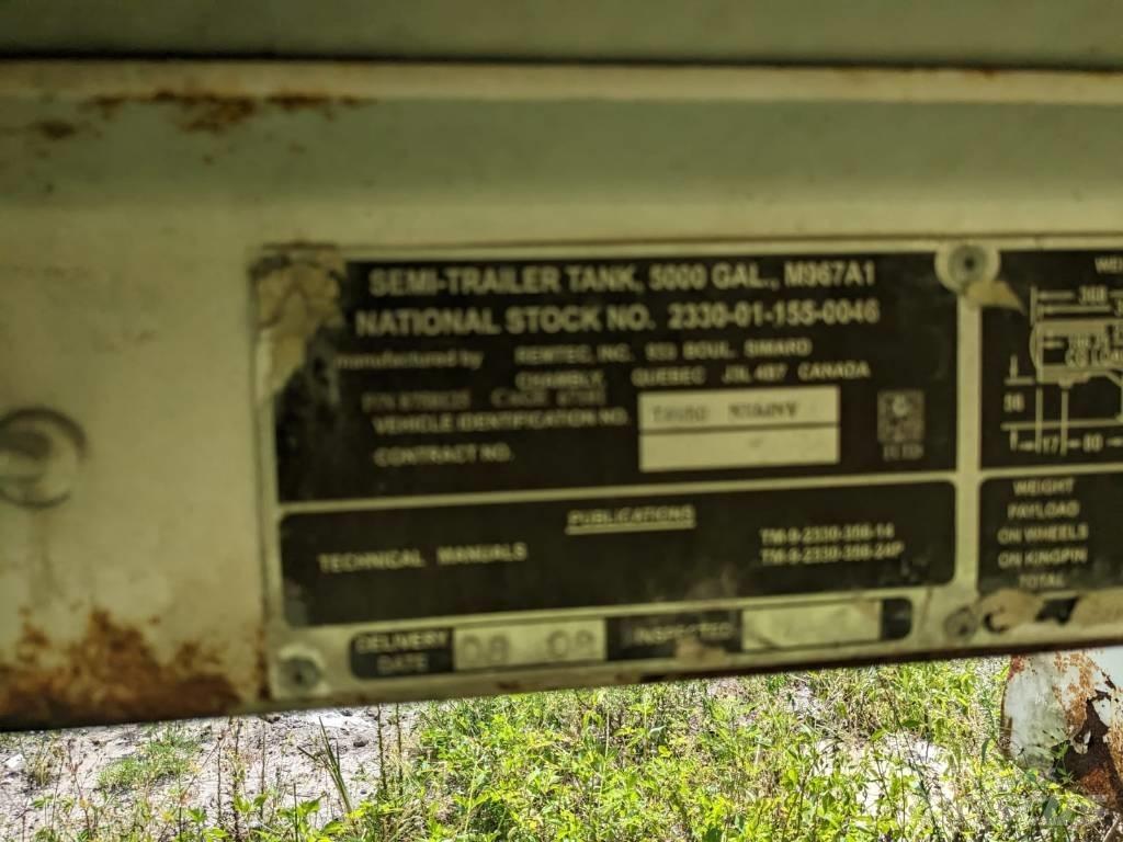Remtec m67a1 Прицепы-цистерны