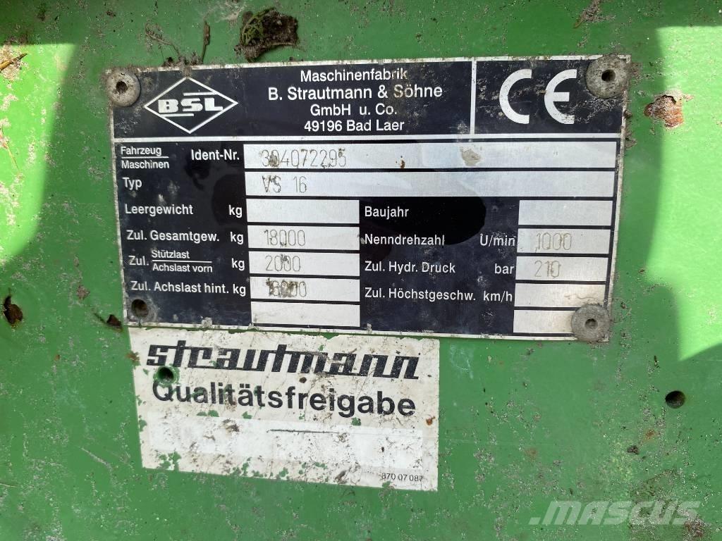 Strautmann VS16 Разбрасыватели органических удобрений