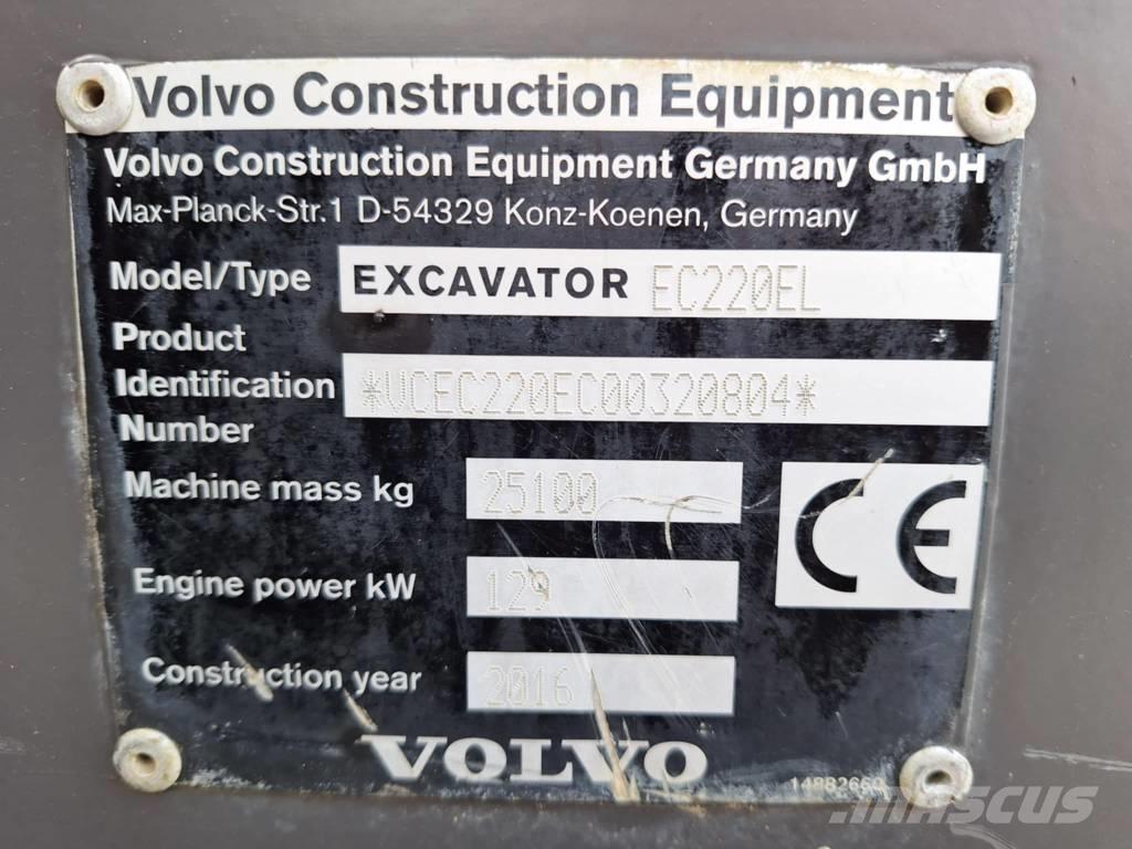 Volvo EC 220 EL Гусеничные экскаваторы