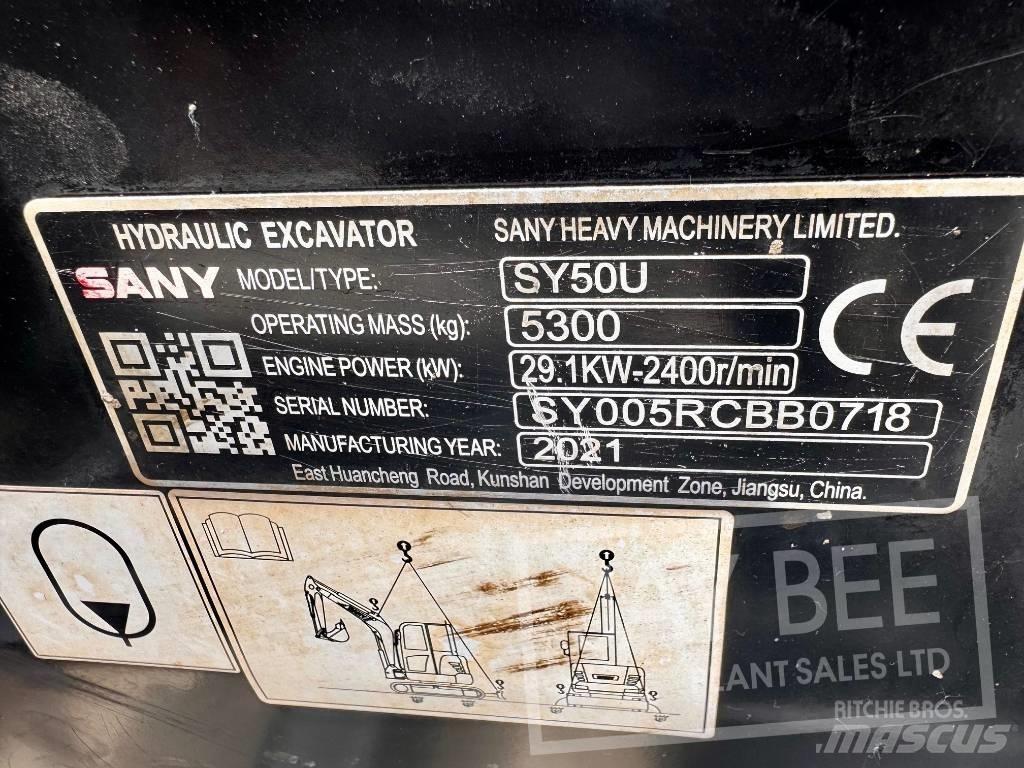 Sany SY 50 U Мини-экскаваторы