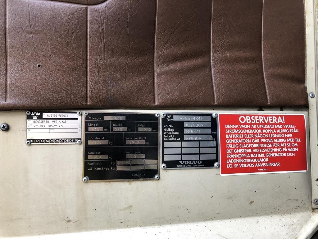 Volvo F85 Специальные грузовики