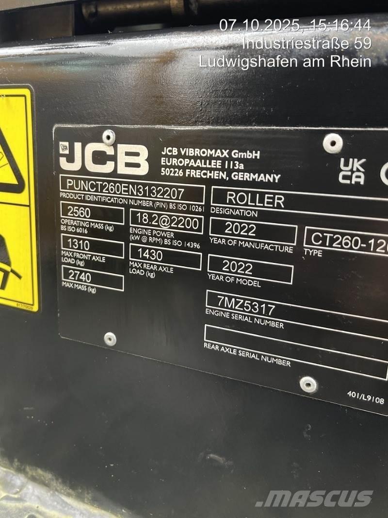 JCB CT260-120 Дорожные катки