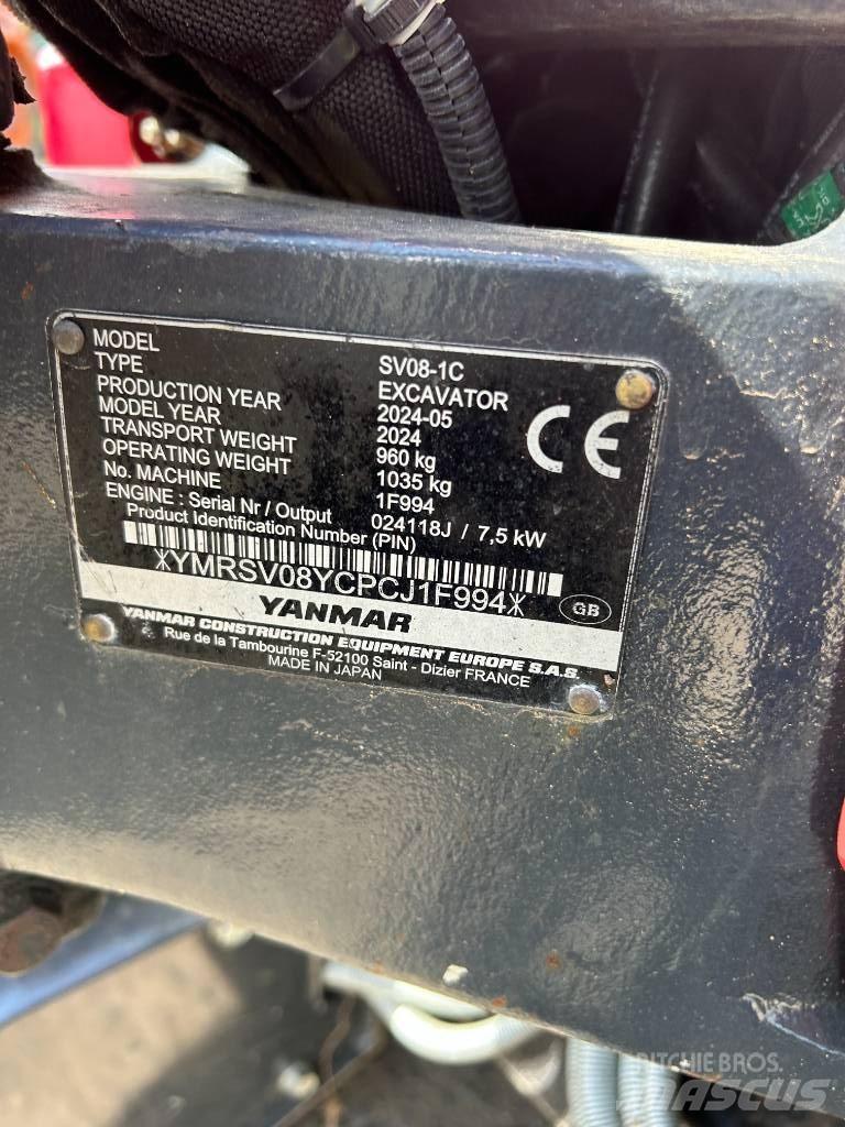 Yanmar SV08-1C Мини-экскаваторы