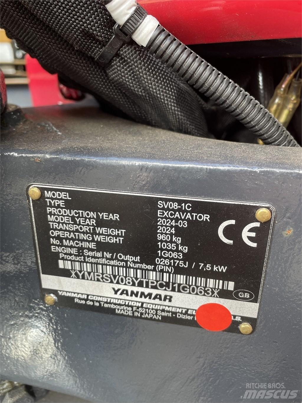 Yanmar SV 08 Мини-экскаваторы
