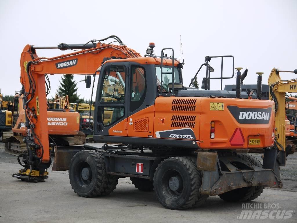 Doosan DX 170 W-5 Колёсные экскаваторы