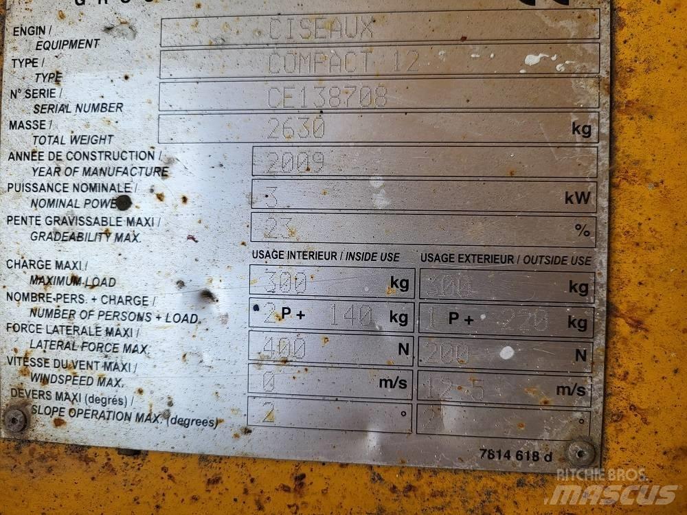 Haulotte Compact 12 Ножничные подъемники