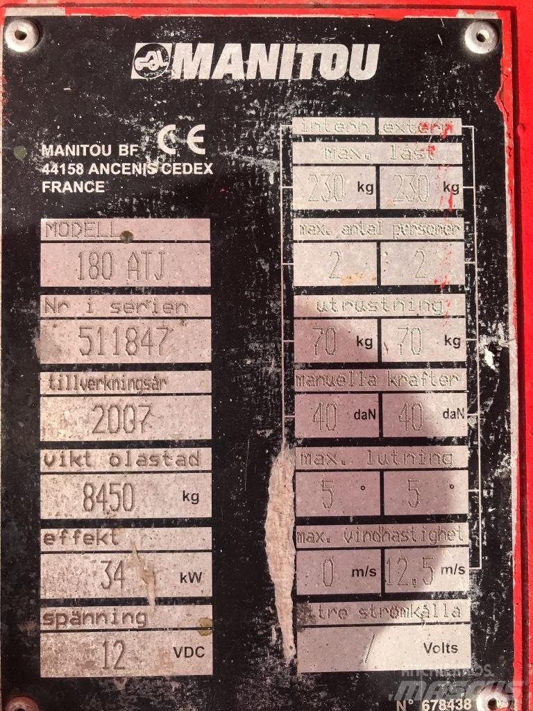 Manitou 180 ATJ Коленчатые подъемники