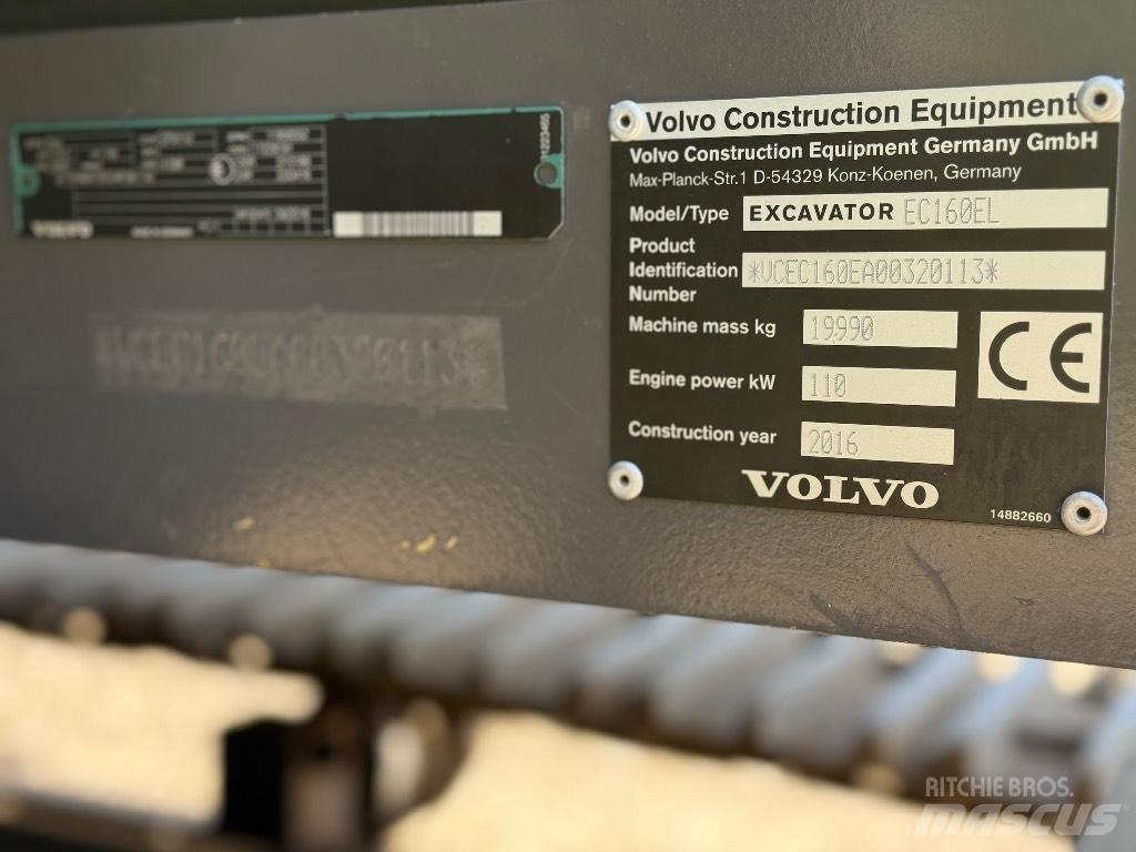 Volvo EC 160 EL Гусеничные экскаваторы