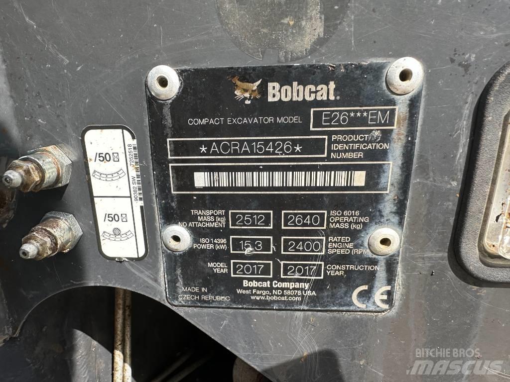 Bobcat E 26 Мини-экскаваторы