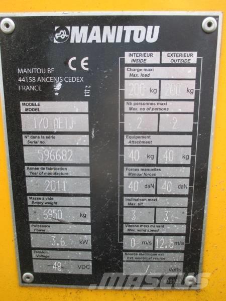 Manitou 170AETJ Коленчатые подъемники