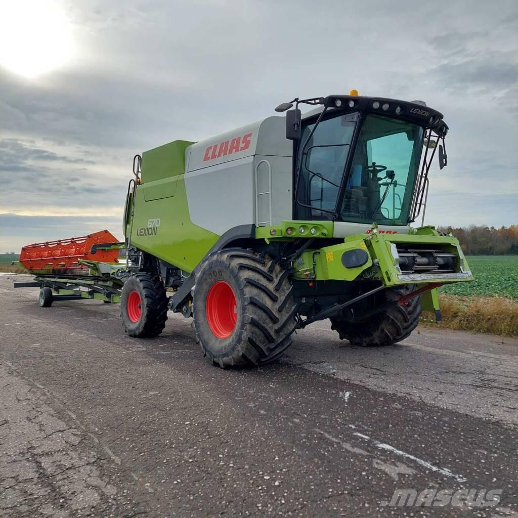 CLAAS Lexion 670 Зерноуборочные комбайны