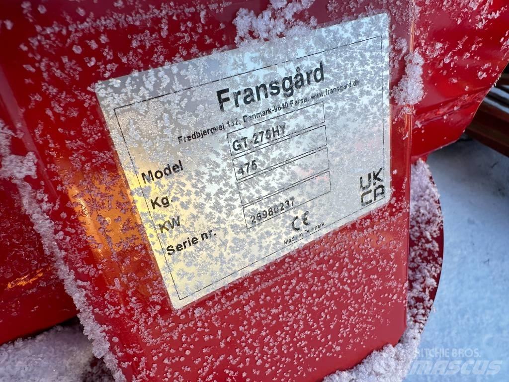 Fransgård GT 275 HY Снежные отвалы и плуги
