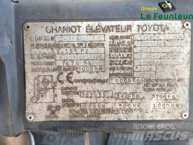 Toyota 02-7 FG A 50 Газовые погрузчики