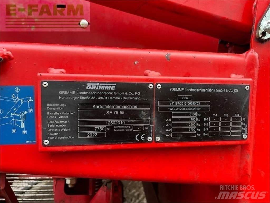 Grimme se 75-55 sb Картофелеуборочные комбайны