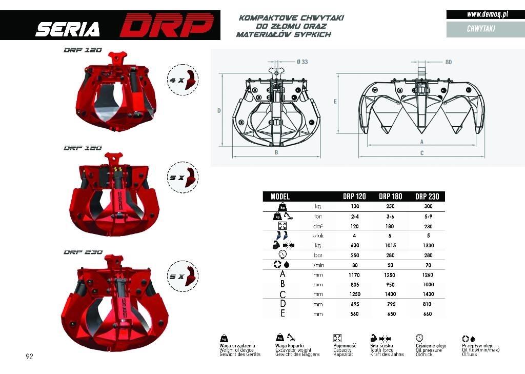  DEMOQ DRP250 4P Грейферы
