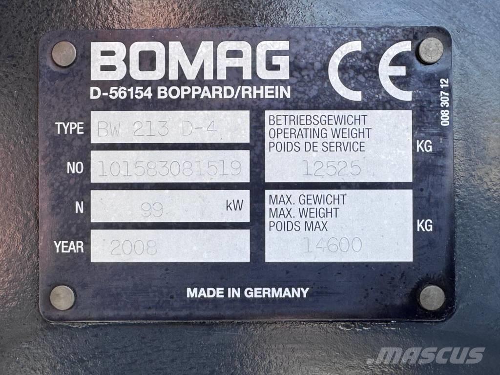 Bomag BW 213 D-4 Грунтовые катки