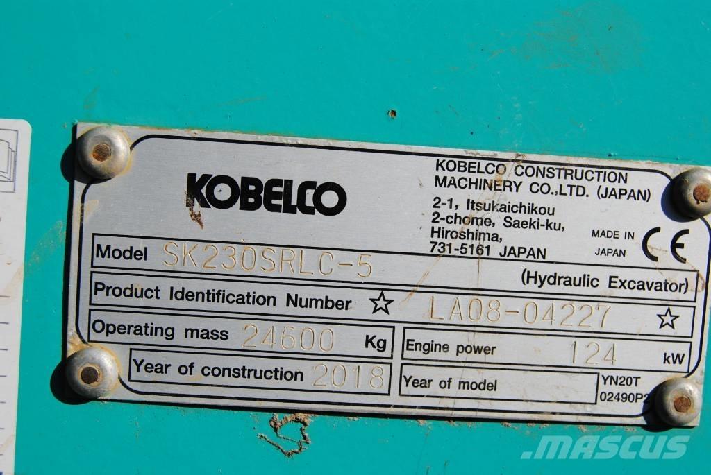 Kobelco SK230SRLC-5 Гусеничные экскаваторы