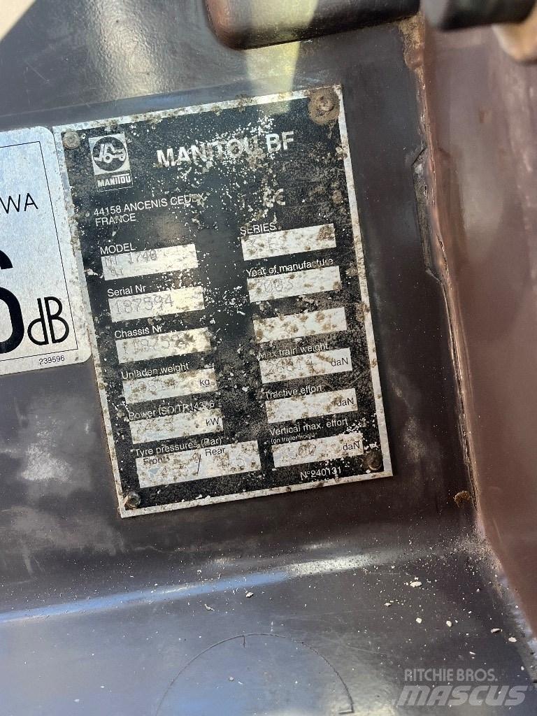 Manitou 1740 Телескопические погрузчики