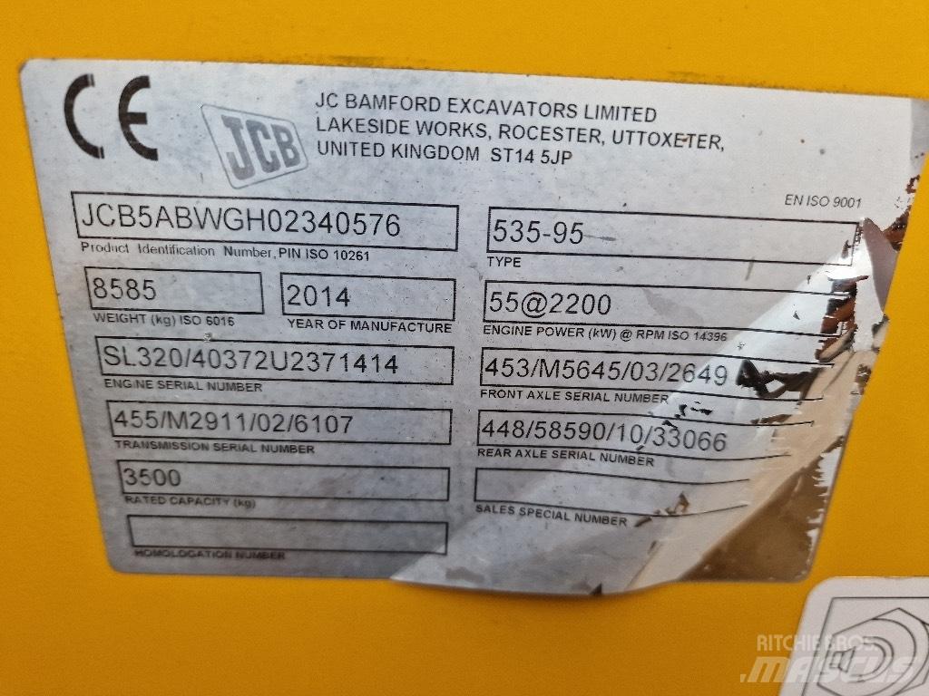 JCB 2014 JCB 535-95 Телескопические погрузчики