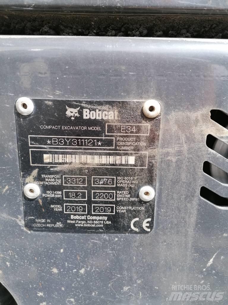 Bobcat E34 Мини-экскаваторы