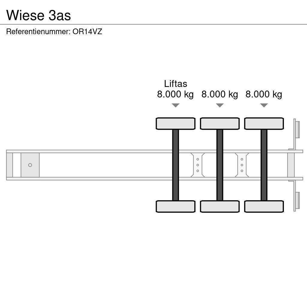 Wiese 3as Полуприцепы-платформы/боковая разгрузка