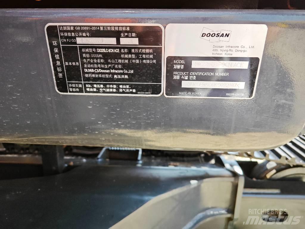 Doosan 225 LC Гусеничные экскаваторы