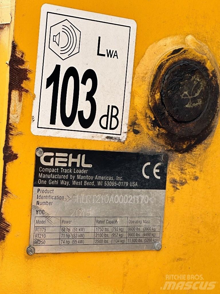 Gehl RT 210 Мини-погрузчики