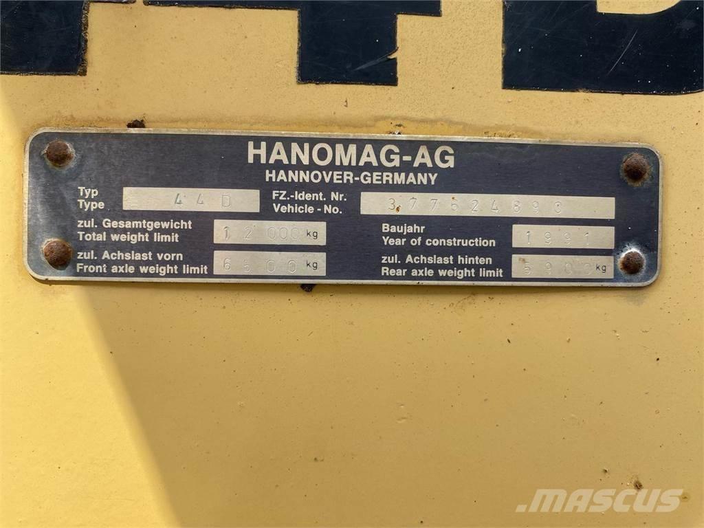 Hanomag 44D Фронтальные погрузчики