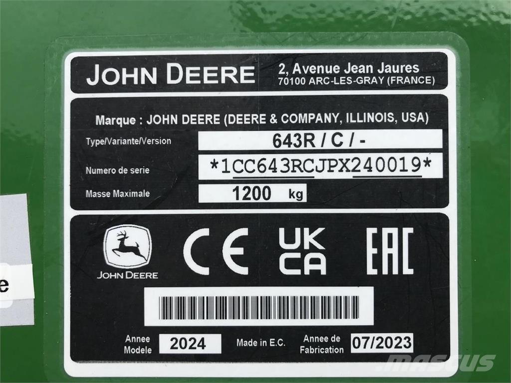John Deere 6R 110 Трактора