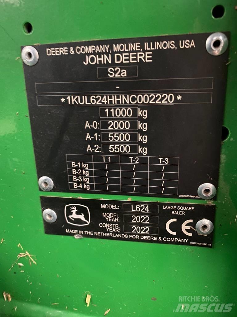 John Deere L624 Тюковые пресс-подборщики