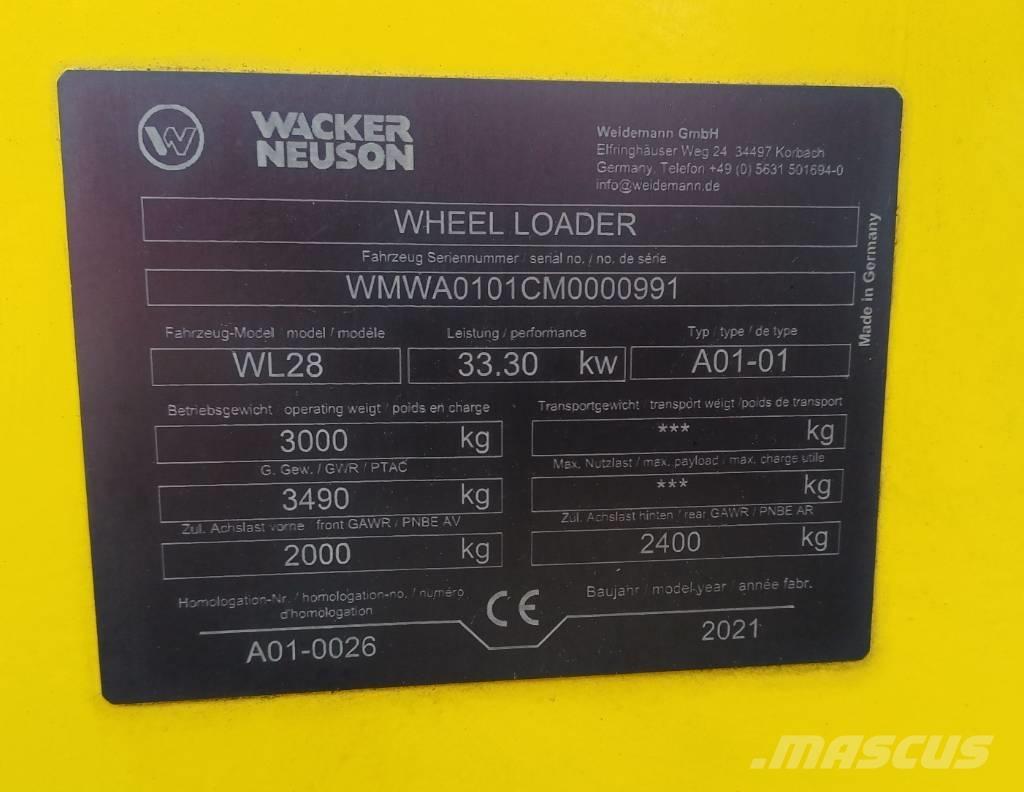 Wacker Neuson WL 28 Фронтальные погрузчики